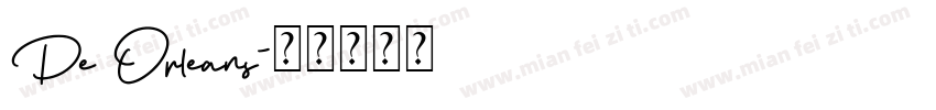 De Orleans字体转换